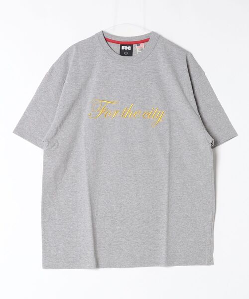 FTC（エフティーシー）の「SCRIPT LOGO TEE（Tシャツ/カットソー・メンズ・オリーブ/ブラック/ホワイト/グレー・LARGE/X-LARGE/MEDIUM）」の3枚目の写真