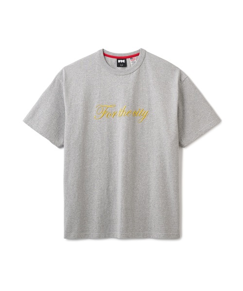 FTC（エフティーシー）の「SCRIPT LOGO TEE（Tシャツ/カットソー・メンズ・オリーブ/ブラック/ホワイト/グレー・LARGE/X-LARGE/MEDIUM/SMALL）」の3枚目の写真
