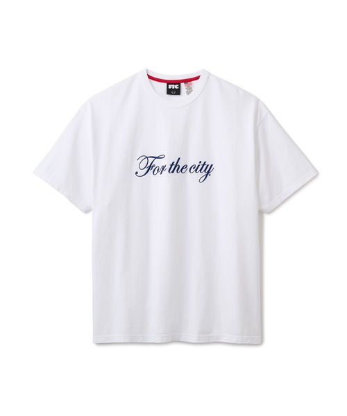 FTC（エフティーシー）の「SCRIPT LOGO TEE（Tシャツ/カットソー・メンズ・オリーブ/ブラック/ホワイト/グレー・LARGE/X-LARGE/MEDIUM/SMALL）」の2枚目の写真