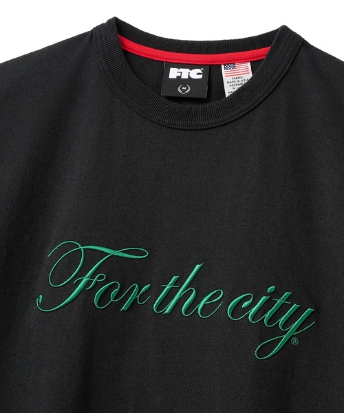 FTC（エフティーシー）の「SCRIPT LOGO TEE（Tシャツ/カットソー・メンズ・オリーブ/ブラック/ホワイト/グレー・LARGE/X-LARGE/MEDIUM/SMALL）」の6枚目の写真
