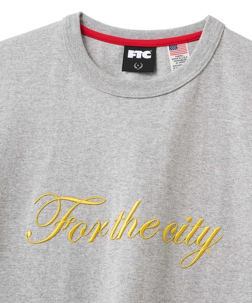 FTC（エフティーシー）の「SCRIPT LOGO TEE（Tシャツ/カットソー・メンズ・オリーブ/ブラック/ホワイト/グレー・LARGE/X-LARGE/MEDIUM/SMALL）」の7枚目の写真