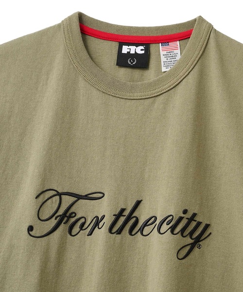 FTC（エフティーシー）の「SCRIPT LOGO TEE（Tシャツ/カットソー・メンズ・オリーブ/ブラック/ホワイト/グレー・LARGE/X-LARGE/MEDIUM/SMALL）」の8枚目の写真