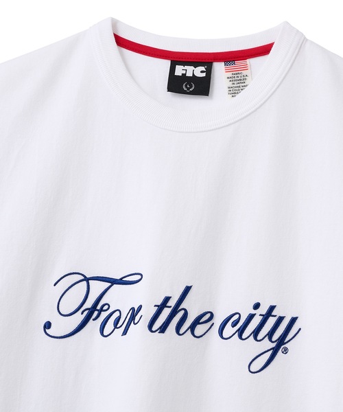FTC（エフティーシー）の「SCRIPT LOGO TEE（Tシャツ/カットソー・メンズ・オリーブ/ブラック/ホワイト/グレー・LARGE/X-LARGE/MEDIUM/SMALL）」の5枚目の写真