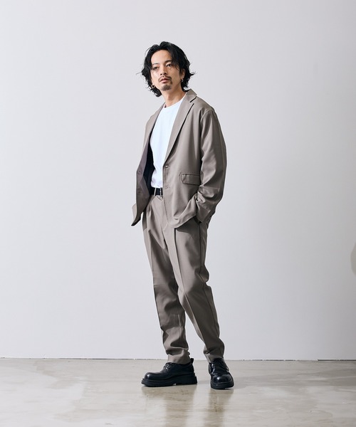 improves（インプローブス）の「ポリオックス テーラードジャケット ＆ スラック セットアップ（セットアップ・メンズ・スモークグレー/ブラック・X-LARGE/LARGE/MEDIUM）」の2枚目の写真