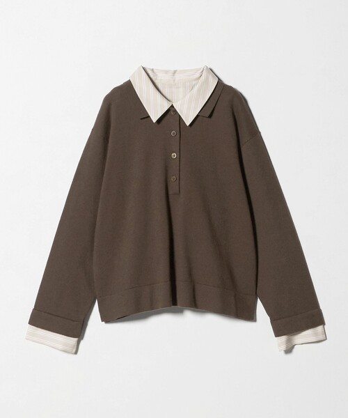 4WAY シャツコンビ ポロニット ‐ウォッシャブル‐（ニット/セーター