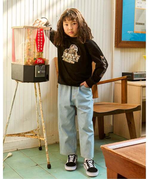 XLARGE KIDS（エクストララージキッズ）の「ツリーカモOG 長袖Tシャツ（Tシャツ/カットソー・キッズ・ホワイト/ブラック・130cm/90cm/110cm/100cm/120cm/80ｃｍ/140cm）」の9枚目の写真