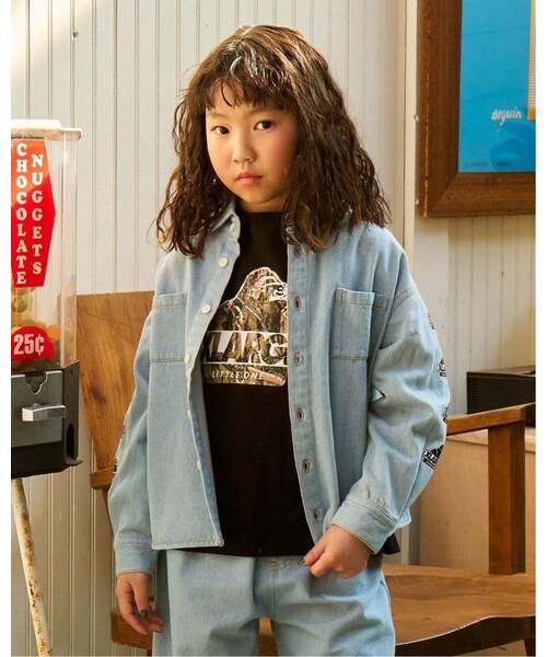 XLARGE KIDS（エクストララージキッズ）の「ツリーカモOG 長袖Tシャツ（Tシャツ/カットソー・キッズ・ホワイト/ブラック・130cm/90cm/110cm/100cm/120cm/80ｃｍ/140cm）」の10枚目の写真