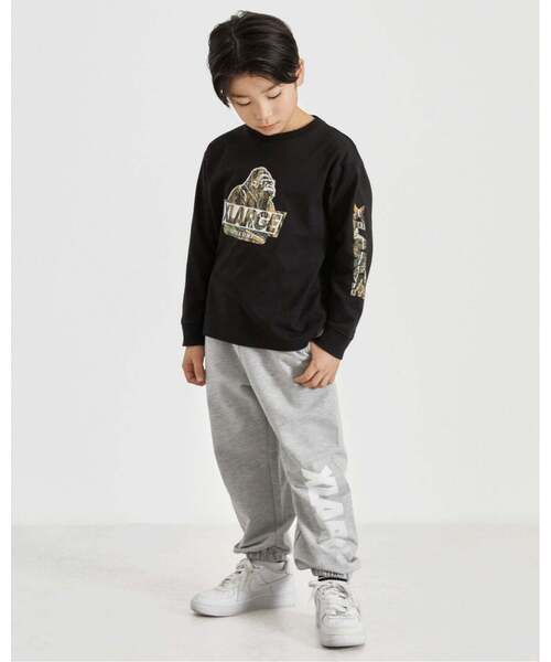 XLARGE KIDS（エクストララージキッズ）の「ツリーカモOG 長袖Tシャツ（Tシャツ/カットソー・キッズ・ホワイト/ブラック・130cm/90cm/110cm/100cm/120cm/80ｃｍ/140cm）」の4枚目の写真