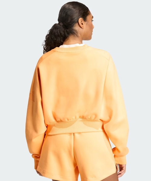 adidas(アディダス)の「adidas/アディダス W ASZN SOFTLUX クルースウェット KLI03(スウェット・レディース・オフホワイト・M)」の7枚目の写真