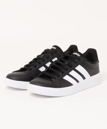 adidas アディダス GRAND COURT BASE 3.0 U メンズスニーカー(グランドコートベース3.0U) HQ0082 コアブラック/フットウェアホワイト/コアブラック