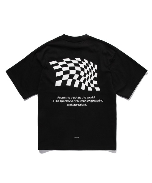 FORMULA 1（フォーミュラワン）の「Flag T-shirt（Tシャツ/カットソー・メンズ・ホワイト/ブラック・LARGE/MEDIUM/SMALL/X-LARGE）」の2枚目の写真