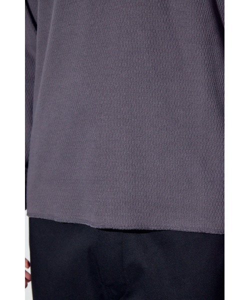 AZUL by moussy(アズールバイマウジー)の「ソフトワッフルトップス(Tシャツ/カットソー・メンズ・アイボリー/ブラック/グレー・SMALL/MEDIUM/LARGE)」の14枚目の写真