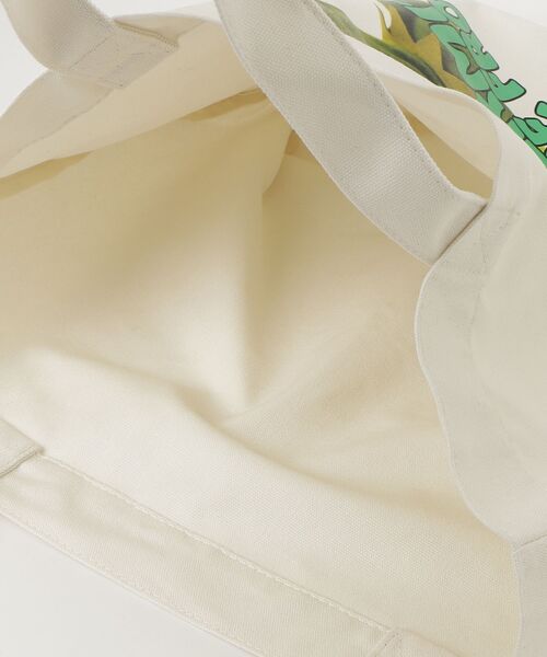 Disney（ディズニー）の「ディズニー カーミット キャンバストートバッグ [DMP-TTB08 CANVAS TOTE BAG KERMIT]（トートバッグ・メンズ・アイボリー・FREE）」の4枚目の写真