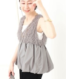 MICO COULIER | フラッグヤーンインレイベスト(シャツ/ブラウス)