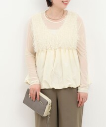 MICO COULIER | フラッグヤーンインレイベスト(シャツ/ブラウス)