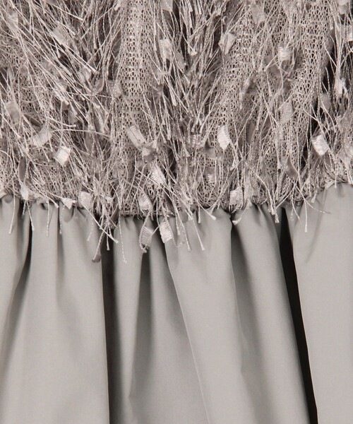 MICO COULIER（ミコクリエ）の「フラッグヤーンインレイベスト（シャツ/ブラウス・レディース・キナリ/グレー・38）」の14枚目の写真