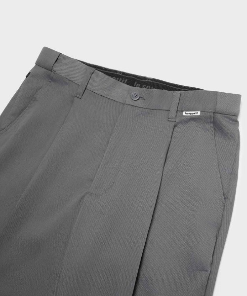 le coq sportif GOLF(ルコックスポルティフゴルフ)の「ウエストアジャスター付ドビー無地ワンタックスラックス(スラックス・メンズ・ホワイト/グレー/ネイビー・79/82/85/88/92/76/96)」の9枚目の写真