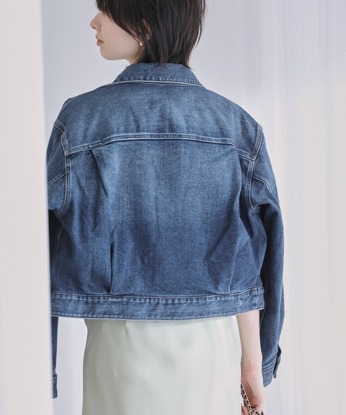 La TOTALITE（ラトータリテ）の「【洗える】Healthy Denim /ヘルシーデニム　Dates（デニムジャケット・レディース・ブルー系その他・FREE）」の8枚目の写真