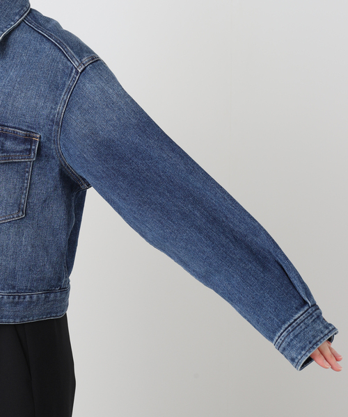 La TOTALITE（ラトータリテ）の「【洗える】Healthy Denim /ヘルシーデニム　Dates（デニムジャケット・レディース・ブルー系その他・FREE）」の12枚目の写真