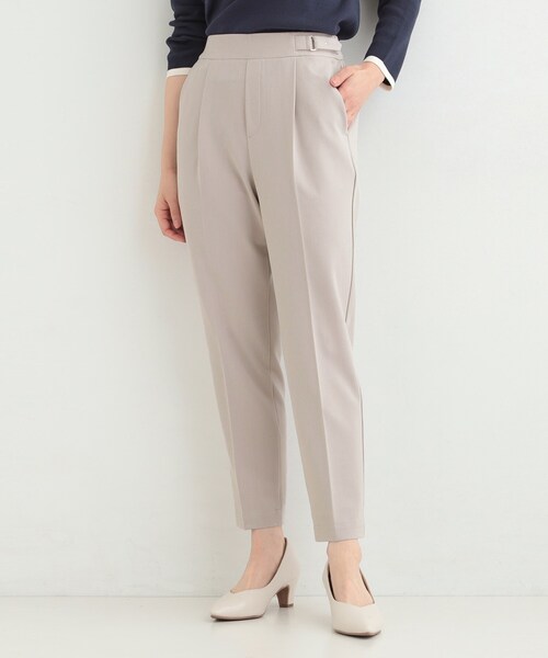 SHOO・LA・RUE(シューラルー)の「【洗濯機可/S-LL】ベルト風デザインがアクセント きれい見えテーパードパンツ(その他パンツ・レディース・ベージュ系その他4/キャメル/ナチュラル/ブラック・04/03/02/01)」の21枚目の写真