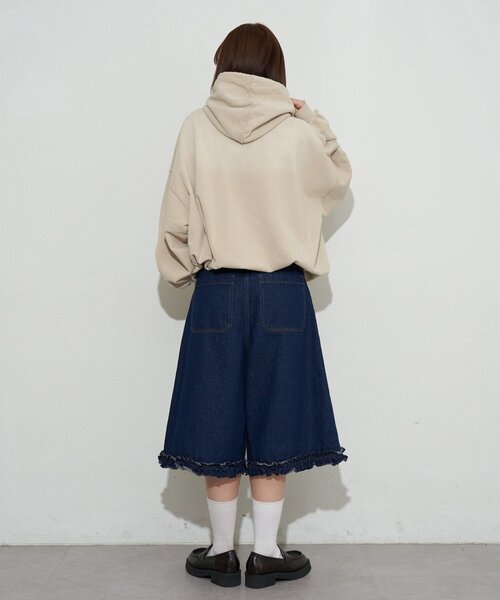 RePRODUCTION LABEL（リプロダクションレーベル）の「【RePRODUCTION LABEL / リプロダクションレーベル】スウェットフーディー（パーカー・レディース・ベージュ/サックスブルー・FREE）」の15枚目の写真