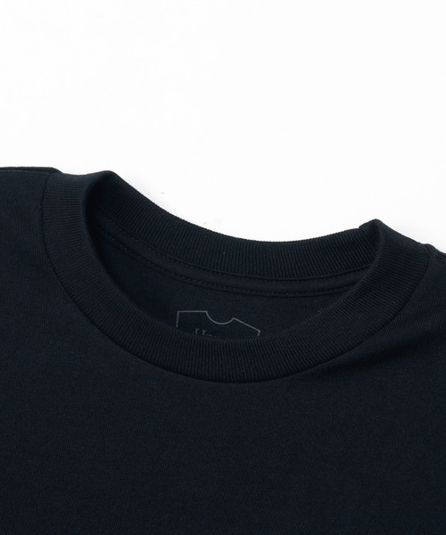 HANES(ヘインズ)の「【Hanes/ヘインズ】メンズ KURO 【2枚組】クルーネックTシャツ(Tシャツ/カットソー・メンズ・ブラック・M/S/XL/L)」の4枚目の写真