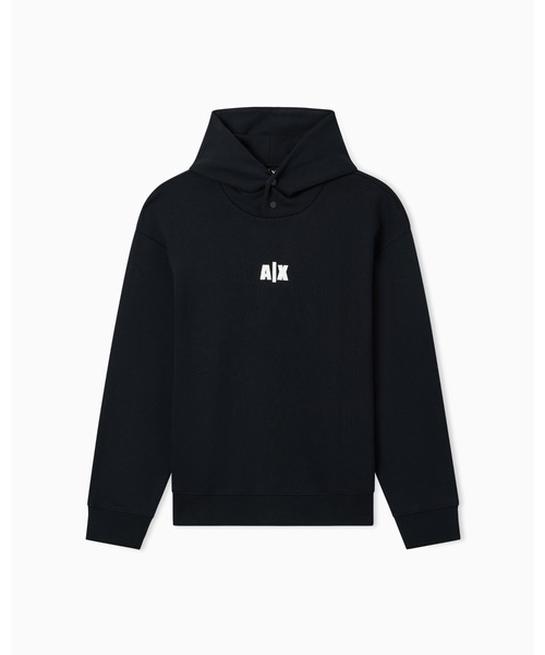 ARMANI EXCHANGE(アルマーニエクスチェンジ)の「【A|X アルマーニ エクスチェンジ】AXロゴ フーデッドスウェットプルオーバー(EC限定カラー含)(スウェット・メンズ・ホワイト/ダークネイビー・X-LARGE/SMALL/MEDIUM/LARGE/XX-LARGE/X-SMALL)」の5枚目の写真