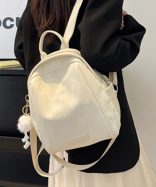Ritzy（リッツィー）の「２WAYリュックサック ショルダーバッグ（バックパック/リュック・レディース・ブラック/ホワイト/シルバー・FREE）」の2枚目の写真