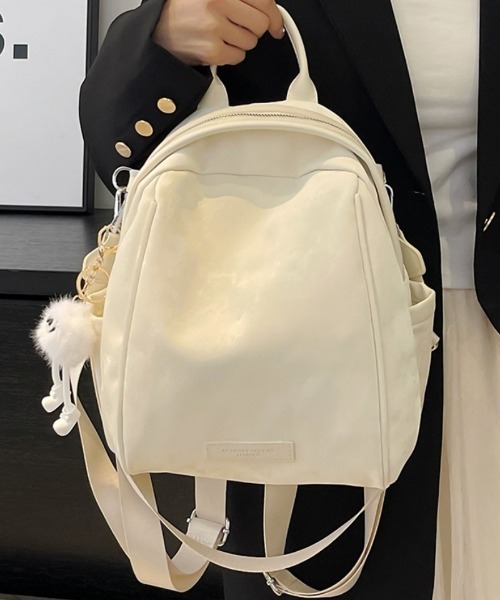 Ritzy（リッツィー）の「２WAYリュックサック ショルダーバッグ（バックパック/リュック・レディース・ブラック/ホワイト/シルバー・FREE）」の6枚目の写真