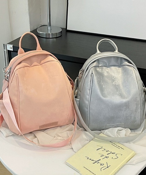 Ritzy（リッツィー）の「２WAYリュックサック ショルダーバッグ（バックパック/リュック・レディース・ブラック/ホワイト/シルバー・FREE）」の11枚目の写真