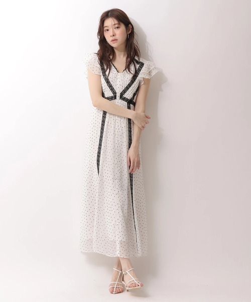 Rirandture（リランドチュール）の「ピンタックレースワンピース（ワンピース・レディース・ドット・2/1）」の5枚目の写真