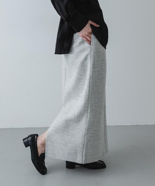 SENSE OF PLACE by URBAN RESEARCH（センスオブプレイスバイアーバンリサーチ）の「ツイードアイラインスカート（スカート・レディース・ホワイト系その他/ブラック系その他・SMALL/MEDIUM）」の4枚目の写真