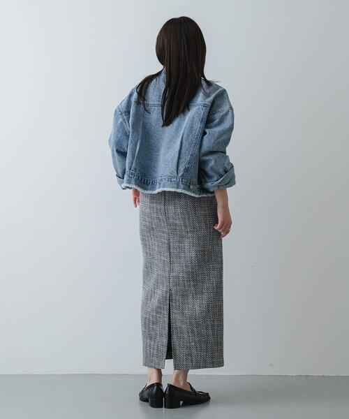 SENSE OF PLACE by URBAN RESEARCH（センスオブプレイスバイアーバンリサーチ）の「ツイードアイラインスカート（スカート・レディース・ホワイト系その他/ブラック系その他・SMALL/MEDIUM）」の15枚目の写真