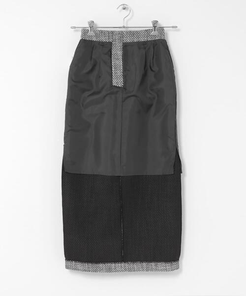 SENSE OF PLACE by URBAN RESEARCH（センスオブプレイスバイアーバンリサーチ）の「ツイードアイラインスカート（スカート・レディース・ホワイト系その他/ブラック系その他・SMALL/MEDIUM）」の19枚目の写真