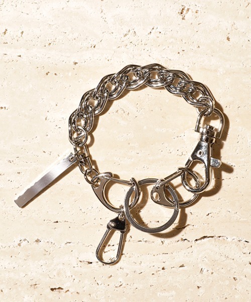 Soierie（ソワリー）の「オール イン キーリング ブレスレット / All in keyring bracelet（ブレスレット・レディース・シルバー系・FREE）」の2枚目の写真