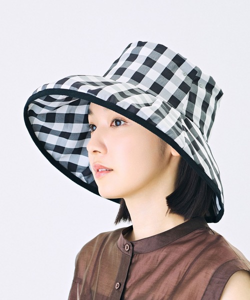 CA4LA(カシラ)の「VICHE 5 CH(ハット・レディース・ホワイト/ブラック/グリーン・ONESIZE)」の6枚目の写真