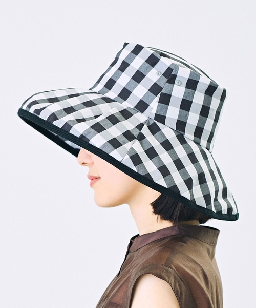 CA4LA(カシラ)の「VICHE 5 CH(ハット・レディース・ホワイト/ブラック/グリーン・ONESIZE)」の7枚目の写真