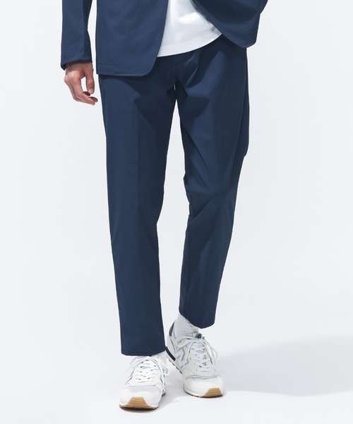 NEW BALANCE(ニューバランス)の「【別注】ニューバランス New Balance シーズナルスリムテーパードパンツ 限定コラボ(スラックス・メンズ・ブラック/ネイビー・S/M/L/LL)」の1枚目の写真