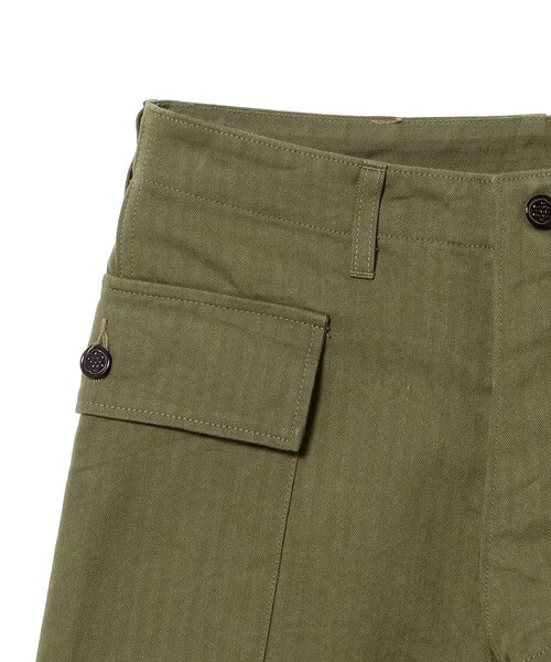 BEAMS BOY(ビームスボーイ)の「BUZZ RICKSON'S / TROUSERS HERRINGBONE TWILL SPECIAL(その他パンツ・レディース・オリーブ・30inch)」の3枚目の写真