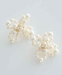 earth music&ecology | パールフラワーピアス(ピアス（両耳用）)