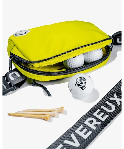 DEVEREUX GOLF（デヴァローゴルフ）の「Crossbody Caddy（ボディバッグ/ウエストポーチ・メンズ・シルバー/イエロー/ブラック/グリーン・FREE）」の3枚目の写真
