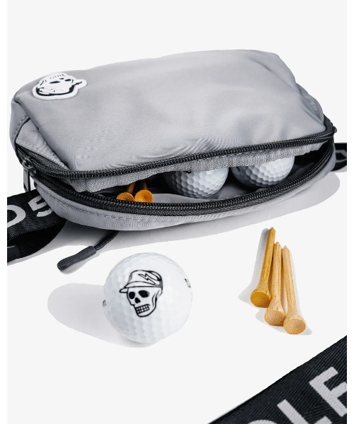 DEVEREUX GOLF（デヴァローゴルフ）の「Crossbody Caddy（ボディバッグ/ウエストポーチ・メンズ・シルバー/イエロー/ブラック/グリーン・FREE）」の10枚目の写真