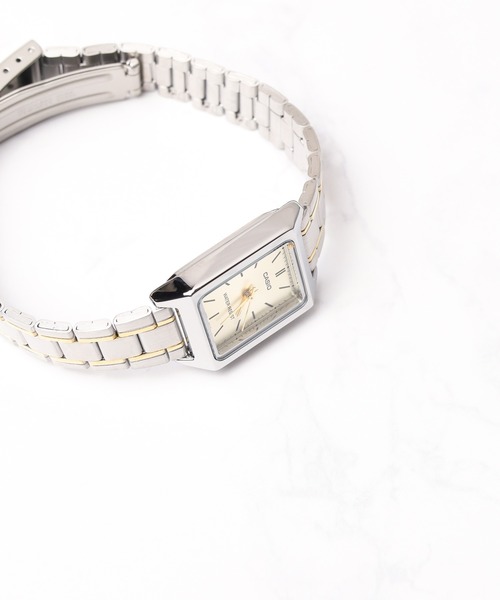 CASIO(カシオ)の「【CASIO】クラシックメタルスクエア(アナログ腕時計・レディース・シルバー系その他/ゴールド/シルバー/ゴールド系その他・FREE)」の9枚目の写真