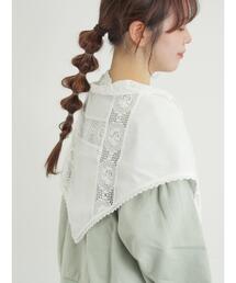 Samansa Mos2 | ローズ柄レースストール(ストール/ショール)