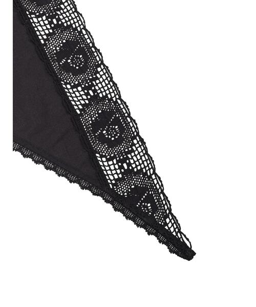 Samansa Mos2（サマンサ モスモス）の「ローズ柄レースストール（ストール/ショール・レディース・ブラック/オフホワイト・F）」の11枚目の写真