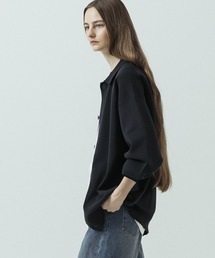 SLICK（スリック）の「【SLICK スリック】16G Milano Rib Knit Polo Collar Cardigan 16ゲージ ミラノリブ ポロカラーカーディガン（カーディガン/ボレロ）」