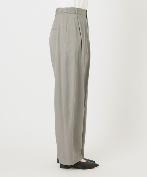 SLOBE IENA（スローブイエナ）の「《3サイズ展開/》ワンタックバレルスラックス（スラックス・レディース・カーキ/ブラウン/ホワイト・38/36/34）」の14枚目の写真