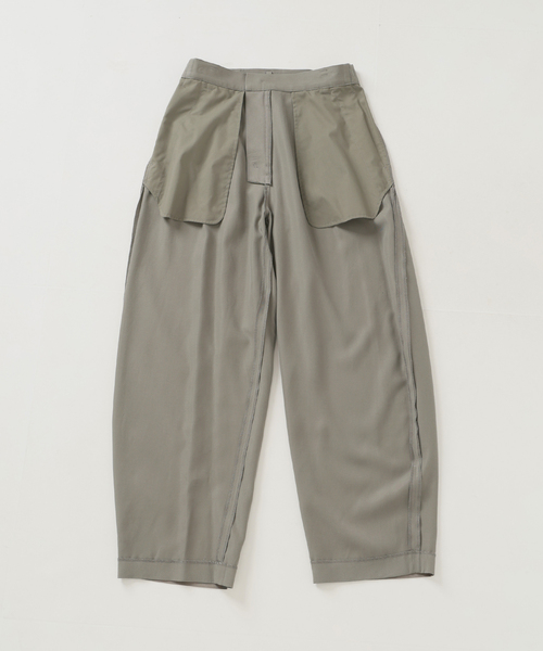 SLOBE IENA（スローブイエナ）の「《3サイズ展開/》ワンタックバレルスラックス（スラックス・レディース・カーキ/ブラウン/ホワイト・38/36/34）」の5枚目の写真