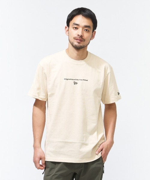 NEW ERA(ニューエラ)の「ニューエラ SS CT TEE CIRCLE OOTTF CREAM 261(Tシャツ/カットソー・メンズ・クリーム・L/LL/3L/S/M)」の1枚目の写真