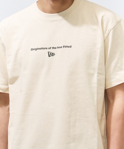 NEW ERA(ニューエラ)の「ニューエラ SS CT TEE CIRCLE OOTTF CREAM 261(Tシャツ/カットソー・メンズ・クリーム・L/LL/3L/S/M)」の4枚目の写真